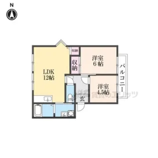 ラ・フォーレ2番街【201号室】の間取り