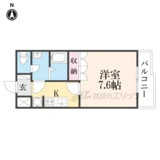 U.SA-KMHヴィラすみれ【2階】の間取り