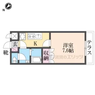 シャトーグリーン?【1階】の間取り