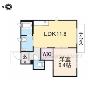 サニーフラット?【202号室】の間取り