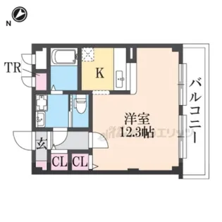 パールソフィア【206号室】の間取り