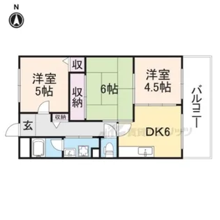 グランドールYII【1階】の間取り