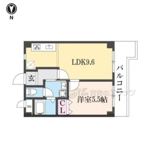 ヌカタヒルズ【3階】の間取り