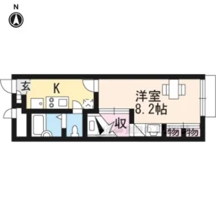 レオパレスM&Kuzumasa【2階】の間取り
