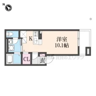 ラ・セゾン・フェリーチェ【102号室】の間取り