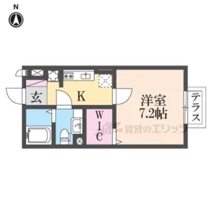 エムセジュール【1階】の間取り