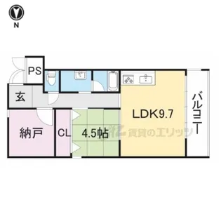 カーサ神宮前【501号室】の間取り