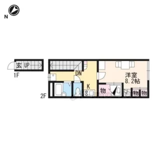 レオパレスMK【210号室】の間取り
