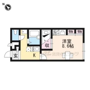 レオパレスG?【106号室】の間取り