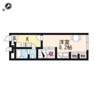 レオパレス正法寺【201号室】の間取り