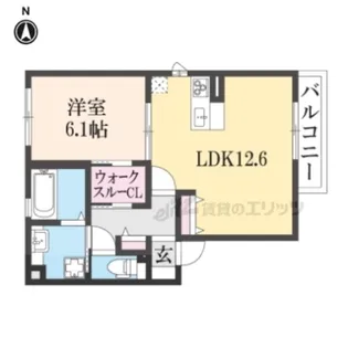 ラフィーネ徳庵【2階】の間取り
