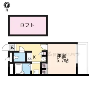 レオパレスタチバナ【2階】の間取り