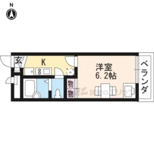 レオパレスナザレ【3階】の間取り