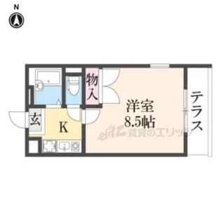 レオパレスMITO?【1階】の間取り