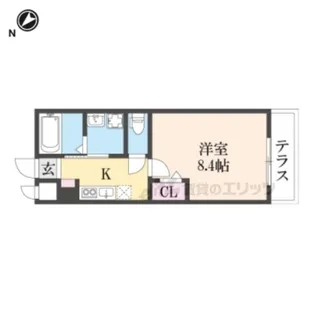 セレーノ【1階】の間取り