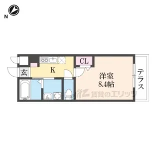 セレーノ【1階】の間取り