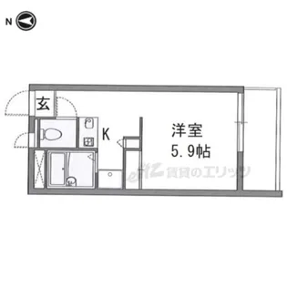 レオパレスタカラ【3階】の間取り