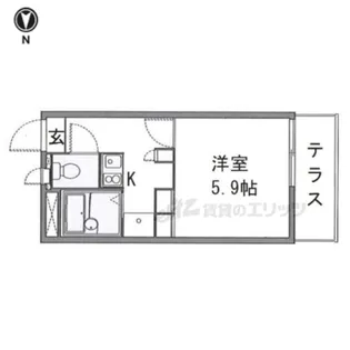 レオパレスソレイユ?【1階】の間取り