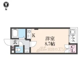 ハイツMISHIMA【105号室】の間取り