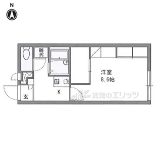 レオパレスサンガ【2階】の間取り