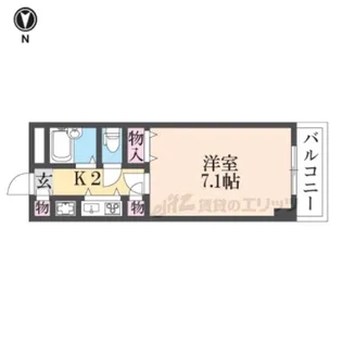 サンモール【8階】の間取り