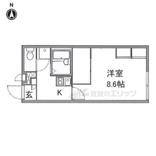 レオパレスルサルカ【2階】の間取り