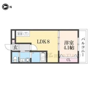 ESCALA四條畷【2階】の間取り