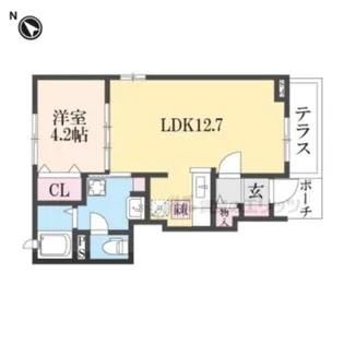 エミュール5【1階】の間取り