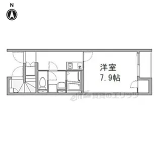 クレイノメゾンフルリール【101号室】の間取り