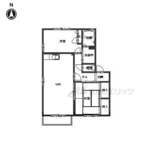 サニーソシアB【B205号室】の間取り