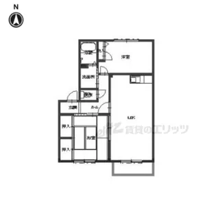 サニーソシアB【B101号室】の間取り