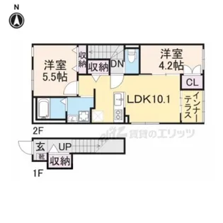 Confort Hamasyo【206号室】の間取り