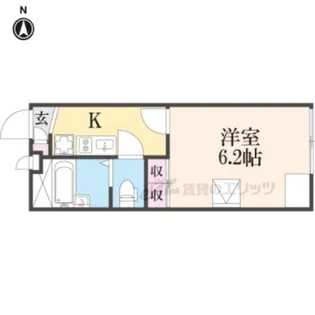 レオパレスエステート【2階】の間取り