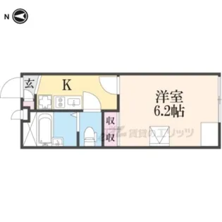 レオパレスエステート【1階】の間取り