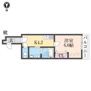 クレアール小泉東?【3階】の間取り