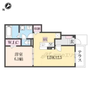 フォレ・リヴィエール?【1階】の間取り