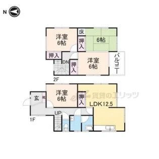 奈良県北葛城郡王寺町畠田3丁目【一戸建】の間取り