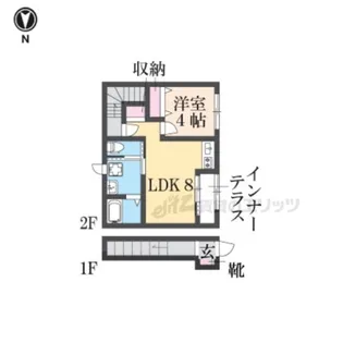 パーチェ【201号室】の間取り