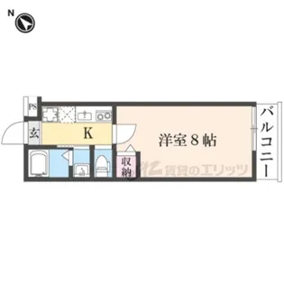 フォルトゥーナ鷹峯【212号室】の間取り