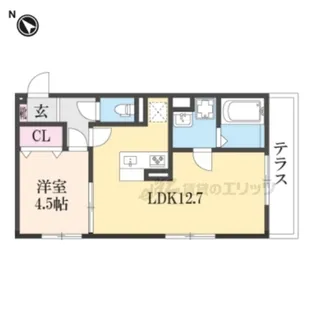 アリア守山【1階】の間取り