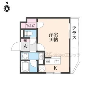 SION御蔭通【105号室】の間取り