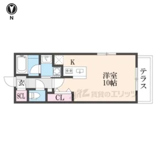 SION御蔭通【109号室】の間取り