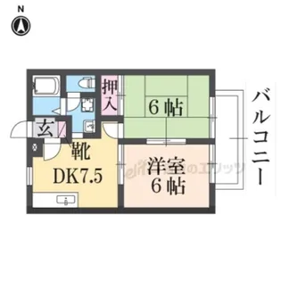 ビクトワールA【2階】の間取り