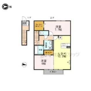 セレッソ パティオ?【2階】の間取り