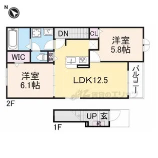 ファミリエ【?201号室】の間取り