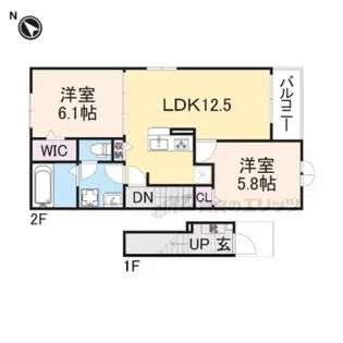 ファミリエ【?205号室】の間取り