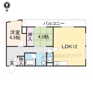 メゾン・デ・アムール【4階】の間取り