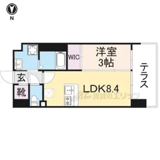 Luxe布施北?【13階】の間取り