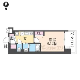 Luxe布施北?【12階】の間取り