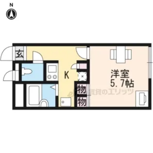 レオパレスカナール【2階】の間取り
